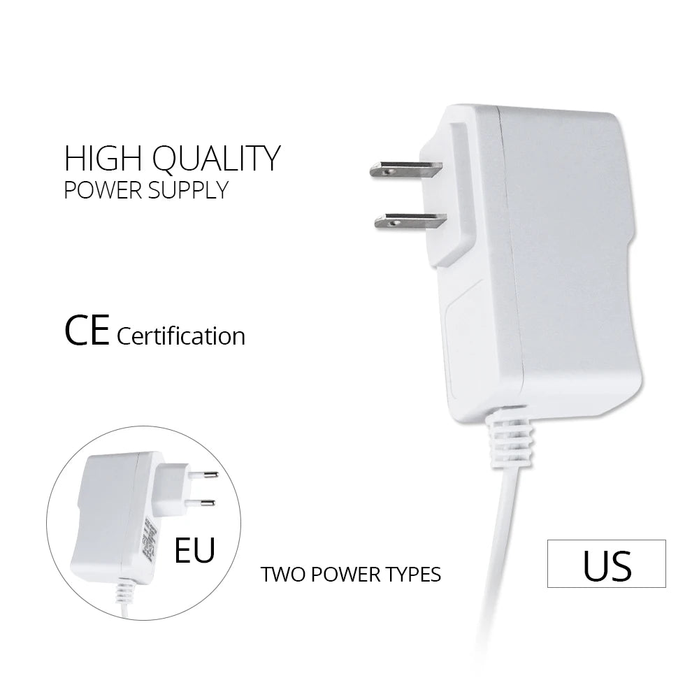 Motion Sensor Under Cabinet Lights Cupboard Kitchen Bed Emergency Night Light Flexible LED Strip DC 12V US EU Power Adapter