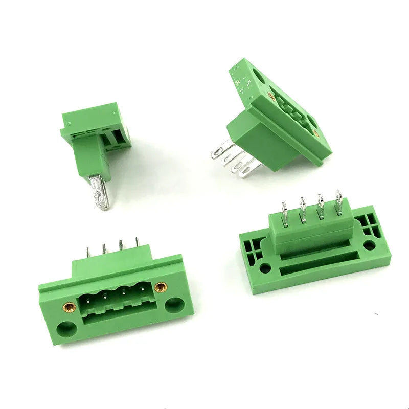 5sets KF2EDGWB 5.08 2/3/4/5/6/7/8/9/10/12Pin Wall Terminal Plug Type 5.08mm Pitch Connector Pcb Screw Terminal Block