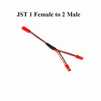 JST Plug Splitter,JST Male Female Cable,JST Y Parallel Adapter Splitter Harness For Traxxas TRX-4 1/10 RC Car Crawler ESC