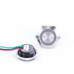 RGB Led Push Button Switch With Wire Custom Pattern Car DIY Waterproof Led Momentary 19/22/25/30 mm Self Reset 12v Symbol Signal