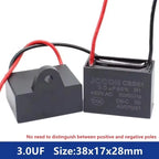 CBB61 450V Start Capacitor 1uf/1.5/1.8/2/2.5/3/4/5/6/7/8UF/10/12/15/18/20 UF Fan Ceiling Exhaust Motor Run Capacitor CBB
