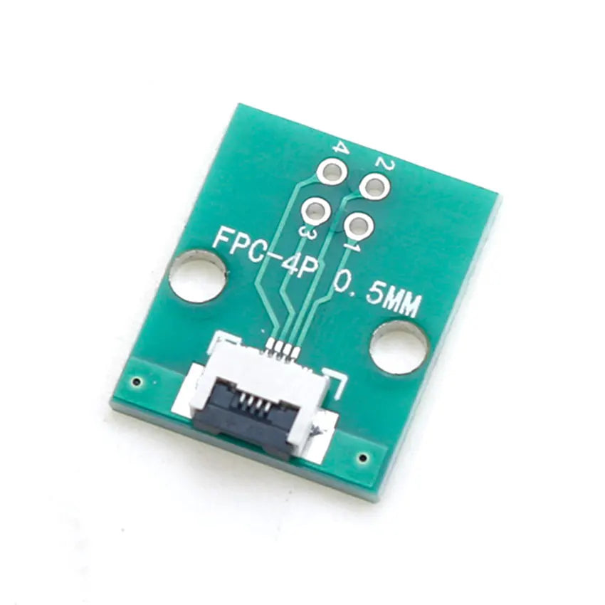 4P/6P/8P/10P/12P/14P/15P/16P/18P/20P/22P/24P/26P/30P/34P/80P FPC/FFC Flexible Cable Adapter Board 0.5mm SMT To 2.54mm Connector