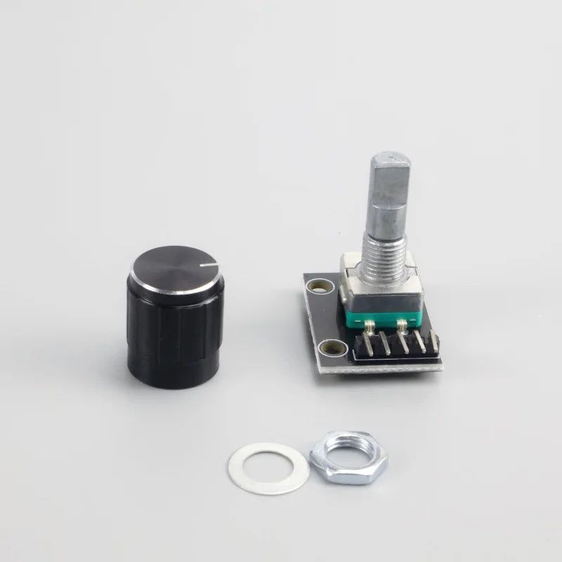 1/3 PCS KY-040 360 Degrees Rotary Encoder Module with Knob Cap 5V Brick Sensor Switch Development Board Module for R3 Board