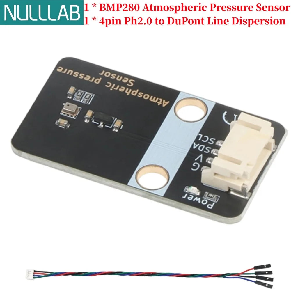 Bmp280 3.3-5V High Precision Atmospheric Pressure Sensor Module Digital Barometric Temperature Humidity Sensor Module I2C