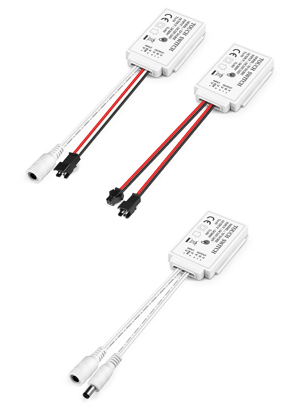 HOT DC12V-24V Dimmable Touch Sensor Switch For Single Color/ CCT Adjustable LED Strip Light Bathroom Mirror Backlight Switch