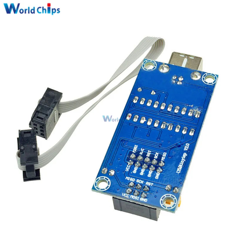 USBTiny USBtinyISP AVR ISP Programmer Bootloader For Arduino IDE Meag2560 R3 With 10pin Programming Cable One