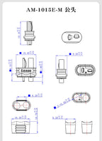 YuXi XT90H XT60 XT60H XT30 XT30U MR30 MR60 MT30 MT60 XT60H XT60W XT60PW XT30PW T-type Plug Lithium Battery Socket Connector