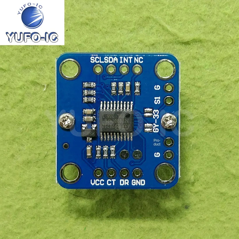 Free Ship 2pcs GY-33 TCS34725 Color Sensing Identifying Sensor Module Replacement TCS230 TCS3200