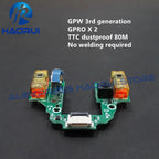 Latest GPW 3 Mouse PCB Board Micro Switch Button for Logitech G Pro X Superlight 2 Welding Free Motherboard Microswitch Encoder