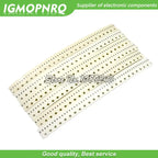 4000PCS/lot 0402 SMD Resistor Kit Assorted Kit 10ohm-1M ohm 5% 80valuesX 50PCS=4000PCS Sample Kit hjxrhgal