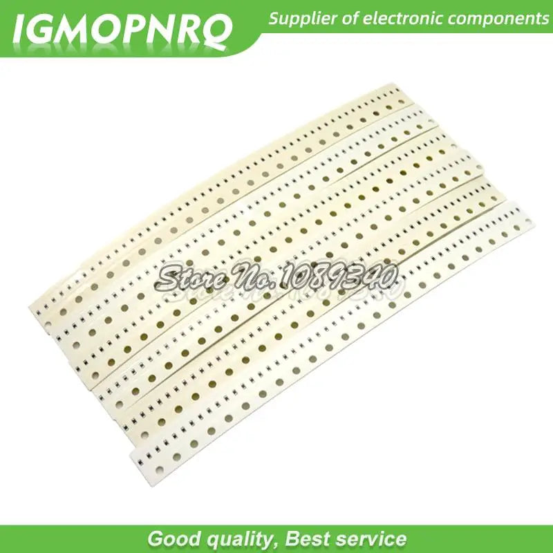 4000PCS/lot 0402 SMD Resistor Kit Assorted Kit 10ohm-1M ohm 5% 80valuesX 50PCS=4000PCS Sample Kit hjxrhgal