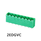 100pcs 2EDGR 5.08mm 2EDGV 2/3/4/5/10P Vertical/Right Angle Male Pin Wafer Only Phoenix Contact Connector PlugIn Terminal Block