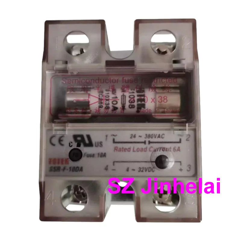 Authentic Original FOTEK Solid State Relay with built-in fuse SSR-F-10DA 25DA 40DA SCR-F-25LA 40LA -H