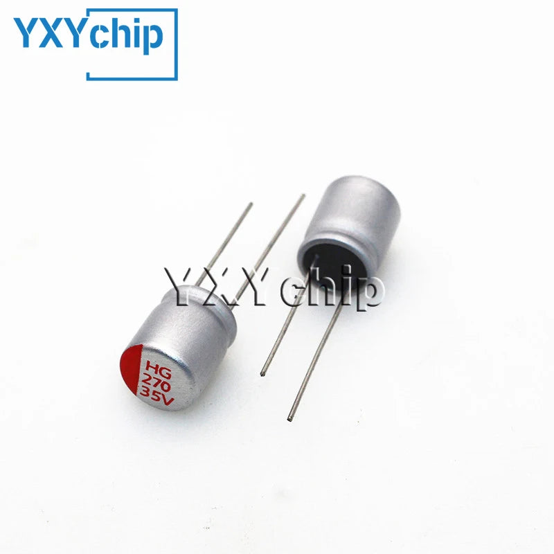 10PCS 10V 16V 25V 35V 50V 100V Polymer Solid Capacitor 4.7uF 10uF 22uF 33uF 47uF 68uF 100uF 220uF 270 330uF 470uF 1000uF 2200uF