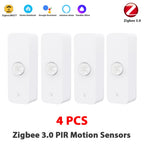 Zigbee 3.0 PIR Motion Sensor Smart Home Human Body Infrared Detector Security  Works With Yandex Zigbee2MQTT Home Assistant