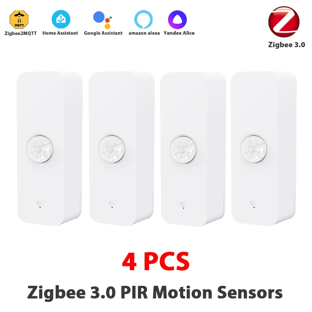 Zigbee 3.0 PIR Motion Sensor Smart Home Human Body Infrared Detector Security  Works With Yandex Zigbee2MQTT Home Assistant