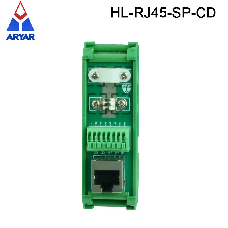 Cat6 Patch Panel One RJ45 Jack with 8 Spring-Force Connection Terminal Blocks Network Port Patch Panel for Easy Connectivity