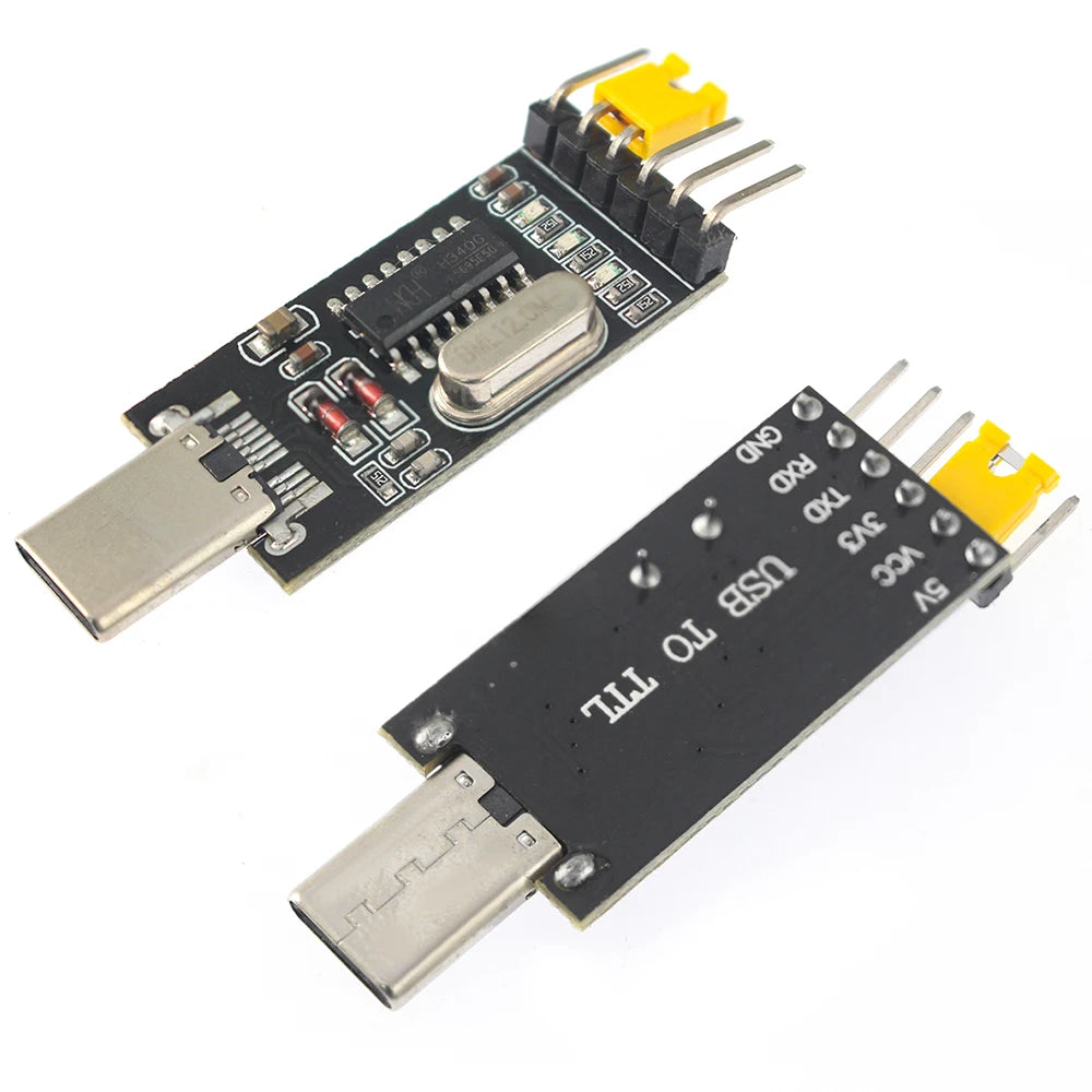 CH340G USB To TTL Converter Module 3.3V 5V Type-C Male/female Serial Port Module USB To Serial Board for Arduino