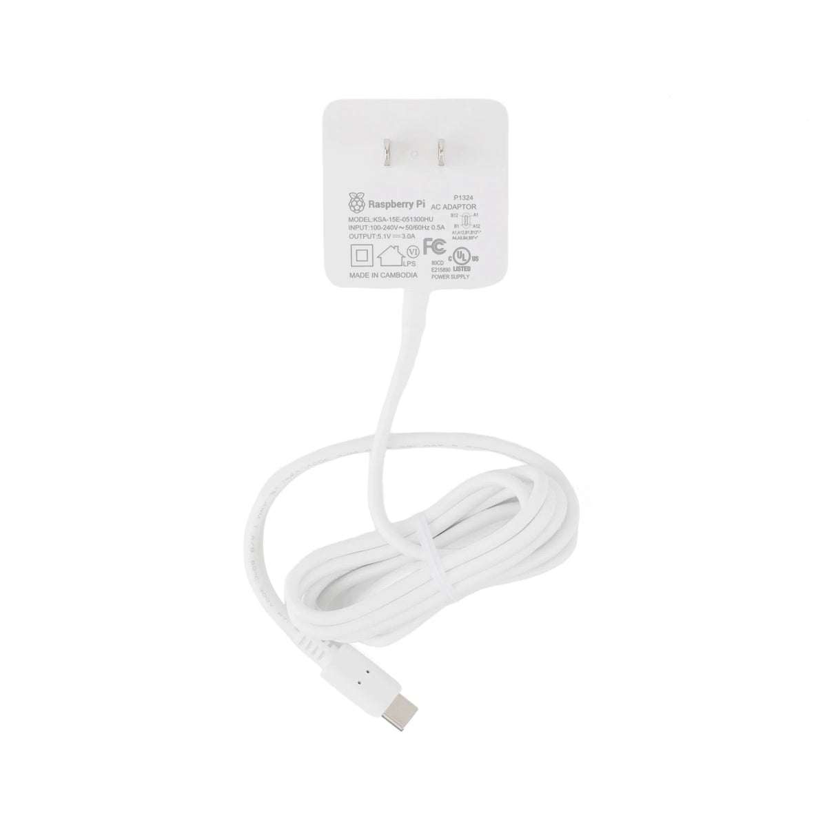 Original Raspberry PI 4 Model B 5.1V 3A Power Adapter USB Type-C Charger Plug PSU Power Supply For Raspberry Pi 4B