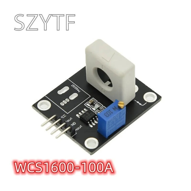 WCS1700/1800/1600 Hall Current Sensor Adjustable 35A/70A/100A Short Circuit Overcurrent Protection Module