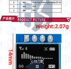 1~5PCS EGBO 0.49 Inch OLED Display LCD Module White 0.49" Screen 64x32 I2C IIC Interface SSD1306 Driver for Arduino AVR STM32