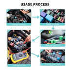 Micro Fuse Kit - 84 PCS micro fuse Assortment(5 7.5 10 15 20 25 30 AMP), Micro2 Fuses with Fuse Puller for Boat Truck SUV RV