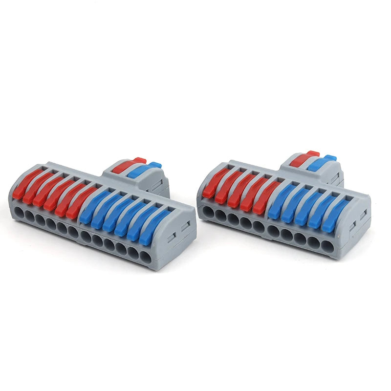 5PCS Lever Fast Wire Connectors Connect Electrical Universal Splicing Compact Inline Push-in Home Terminals Block 412/413 SPL