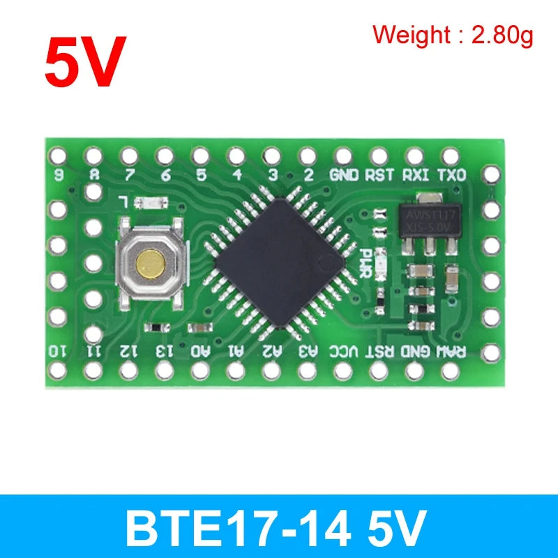 TZT LGT8F328P LQFP32 MiniEVB 3.3V / 5V Replaces Pro Mini ATMEGA328P Fully Compatible For Arduino USE HT42B534-1 Driver