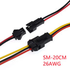 2/5/10Pairs JST 1.25 PH/SM2.5/XH 2.54 Pitch Male Female Wire Connector 2P 3P 4P 5P 6P JST Plug Jack Terminal Cable