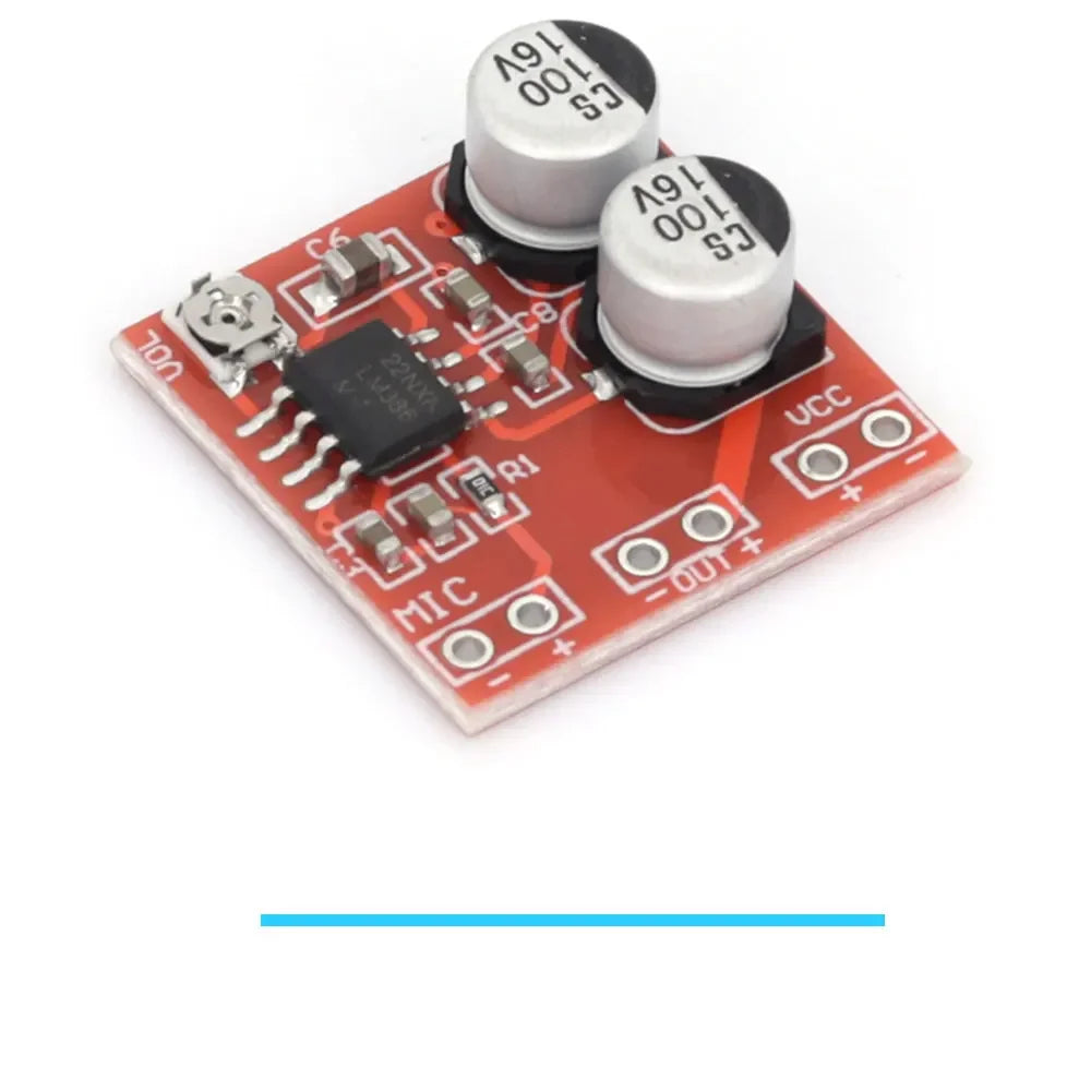 LM386 electret microphone amplifier board / microphone amplifier / without potentiometer DC4-12V