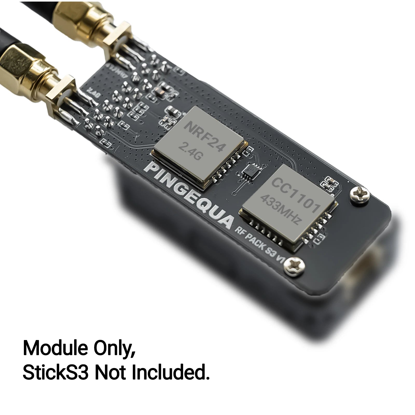 For M5Stack StickS3 Dual-Band Module CC1101 433MHz + NRF24L01 Expansion with Bruce Firmware IoT Development PINGEQUA RF Pack S3