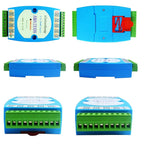 DC 12V-24V 8AI 8VI 4-20MA /0-10V to RS485 Current/Voltage ADC Collector Module for MODBUS RTU PLC Board