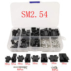 JST 1.25/PH2.0/XH2.54/SM2.54/JST SYP 2P/VH3.96 Male Plug + Female Socket Plastic Housing Terminal Pin Header Wire Connector
