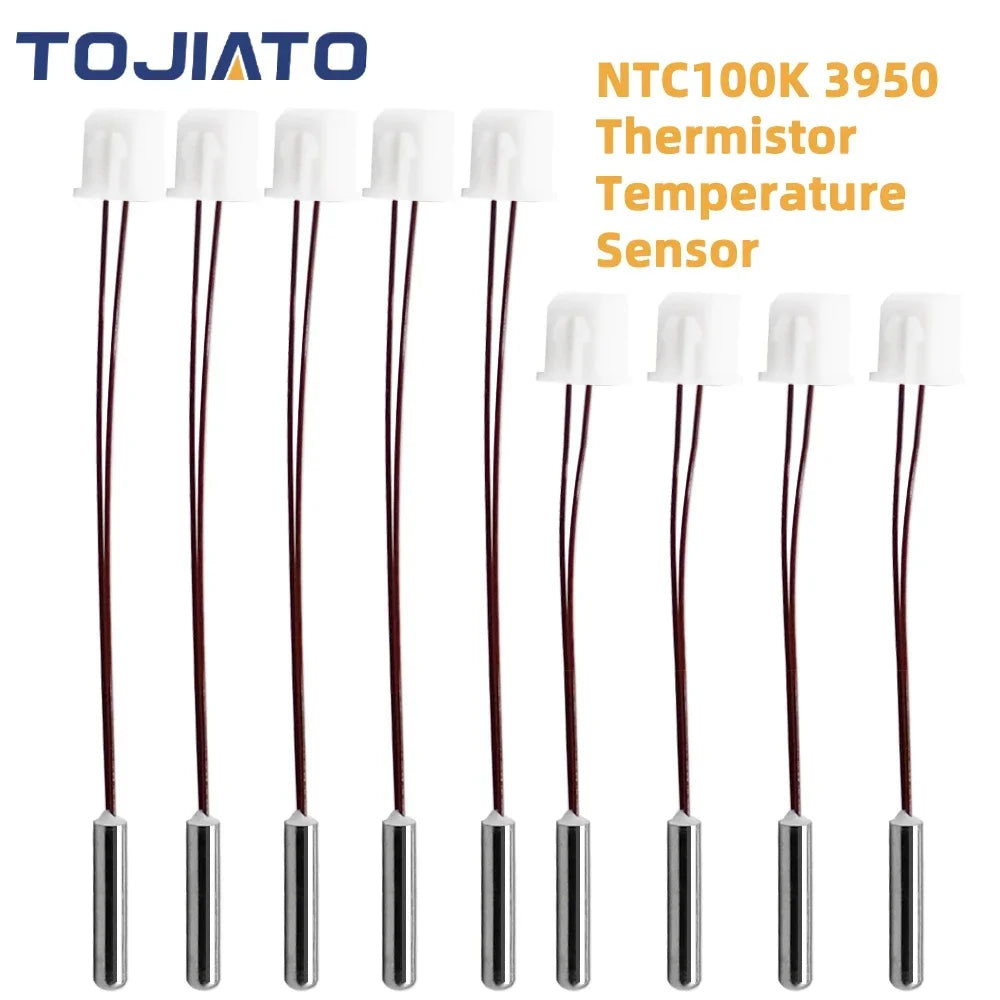 NTC100K 3950 Thermistor Temperature Sensor High Temperature Filament Hotend Kit For CR6 SE/CR-6 VORON Series 3D Printer Parts