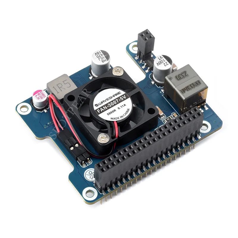 Raspberry Pi 5 PoE HAT Power over Ethernet 802.3af-compliant Moudle for Pi5