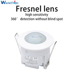 110V 220V Ceiling PIR Infrared Body Motion Sensor Detector Lamp Light Switch lampholder For LED lamp Bulb Automatic ON / OFF