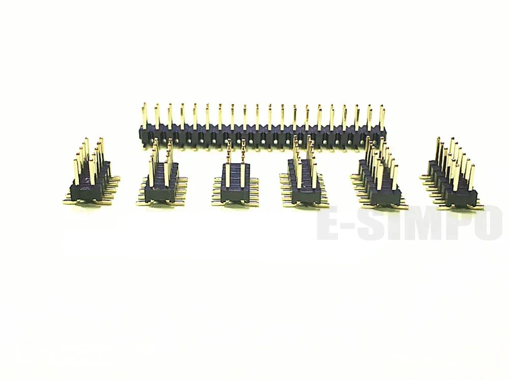 10pcs 2.0mm Pitch 2X40P SMD Double Row 1X40P Single Row Gold-plated Cuttable Breakable Pcb Male Pin Header Connector