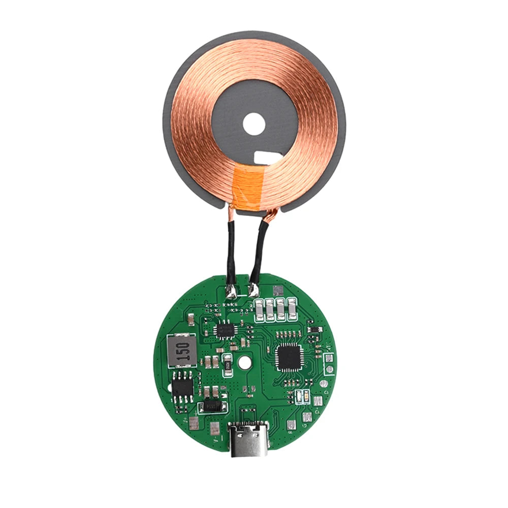 12V 24V 20W Wireless Charger Transmitter Module Wireless Charging Receiving PCBA Board Power Supply Coil For Apple Android Phone