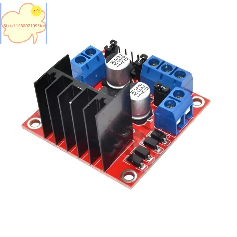 【HT】【YH】L298N Motor Driver Board DC & Stepper Motor Driver Module For Smart Car Robot