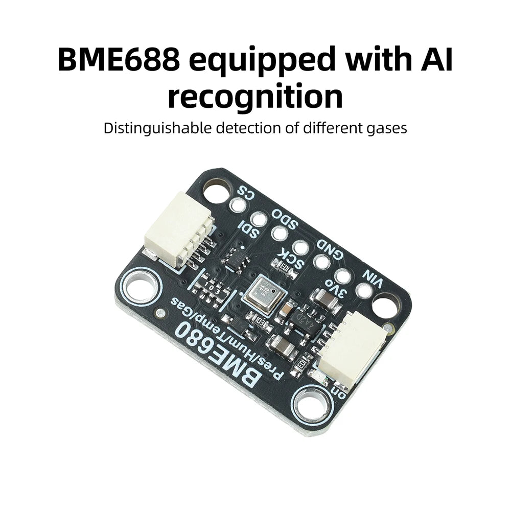 BME680 BME688 Temperature Humidity Pressure Air Quality Sensor Module STEMMA QT Qwiic I2C Interface Environment Monitor