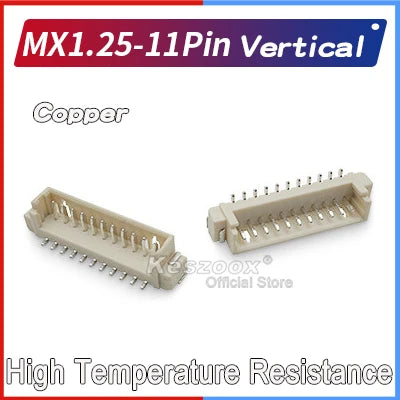 Molex 1.25mm Pitch SMT Vertical Socket Plug Header Connector by Keszoox, 53398/53261 Series (02–08, 1071), For Micro Drone DIY