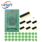 Compatible With MEGA2560 Double-side PCB Prototype Screw Terminal Block Shield Board Kit For Arduino Mega 2560 / Mega2560 R3