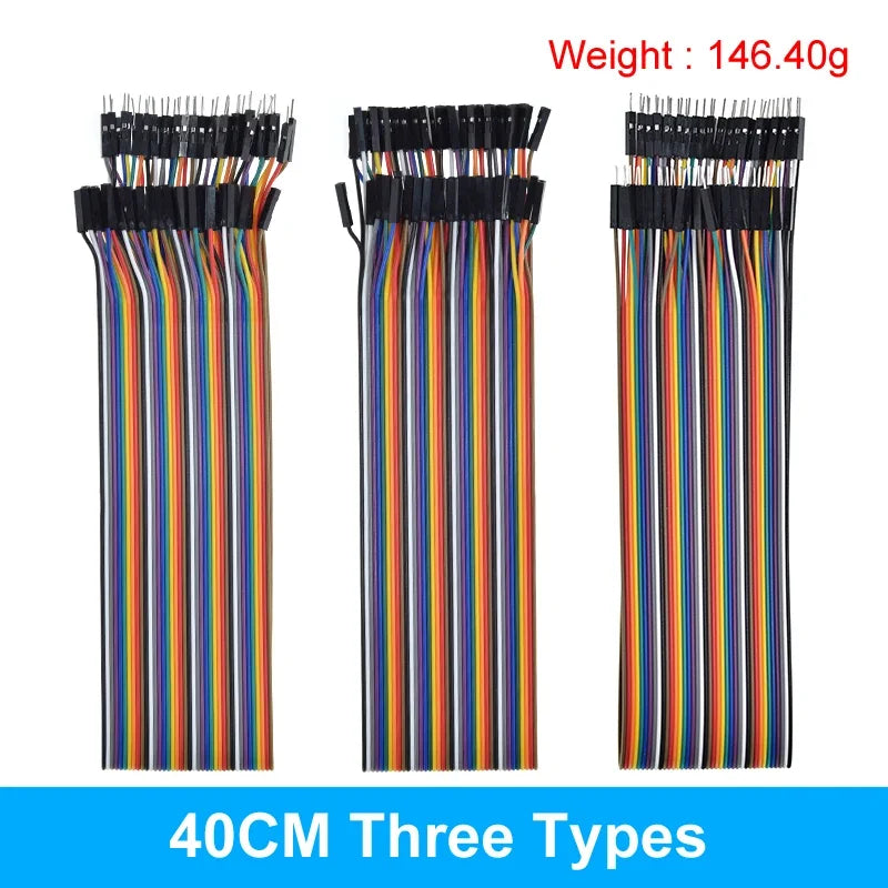 40PIN Cable Dupont Line 10cm 20cm 30cm Male to Male Female to Female Male to FeMale Jumper Dupont Wire Cable For PCB DIY KIT