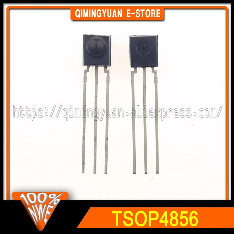 10~100PCS/LOT TSOP4856 IR receiver 4.5-5.5V 56kHz DIP3 100% New Spot stock