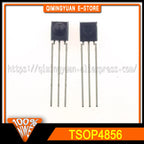 10~100PCS/LOT TSOP4856 IR receiver 4.5-5.5V 56kHz DIP3 100% New Spot stock