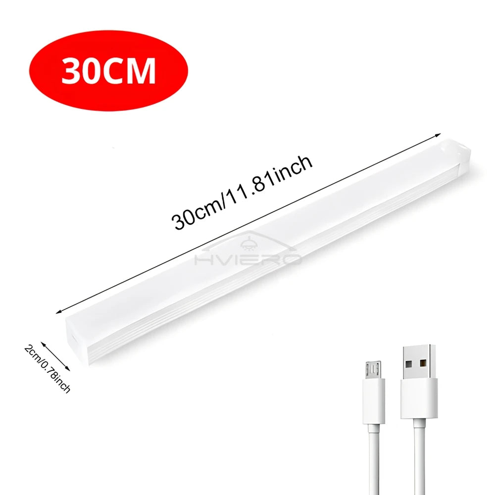 Usb Rechargeable Motion Sensor Night Lights For Room Decoration Home Closet Kitchen Cabinet Aisle Lighting Touch Sensing Lamps