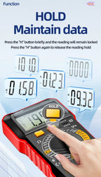 Digital Multimeter Voltage Tester Voltmeter SZ06 SZ308 TRMS 2000 Counts Auto-Ranging Ohm Volt Amp Meter Measuring AC/DC Voltage