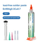 Sn99Ag0.3Cu0.7 Lead-Free Solder Paste, PCB/BGA/SMD Soldering, USB Interface Repair, Soldering, High-Quality Soldering Flux