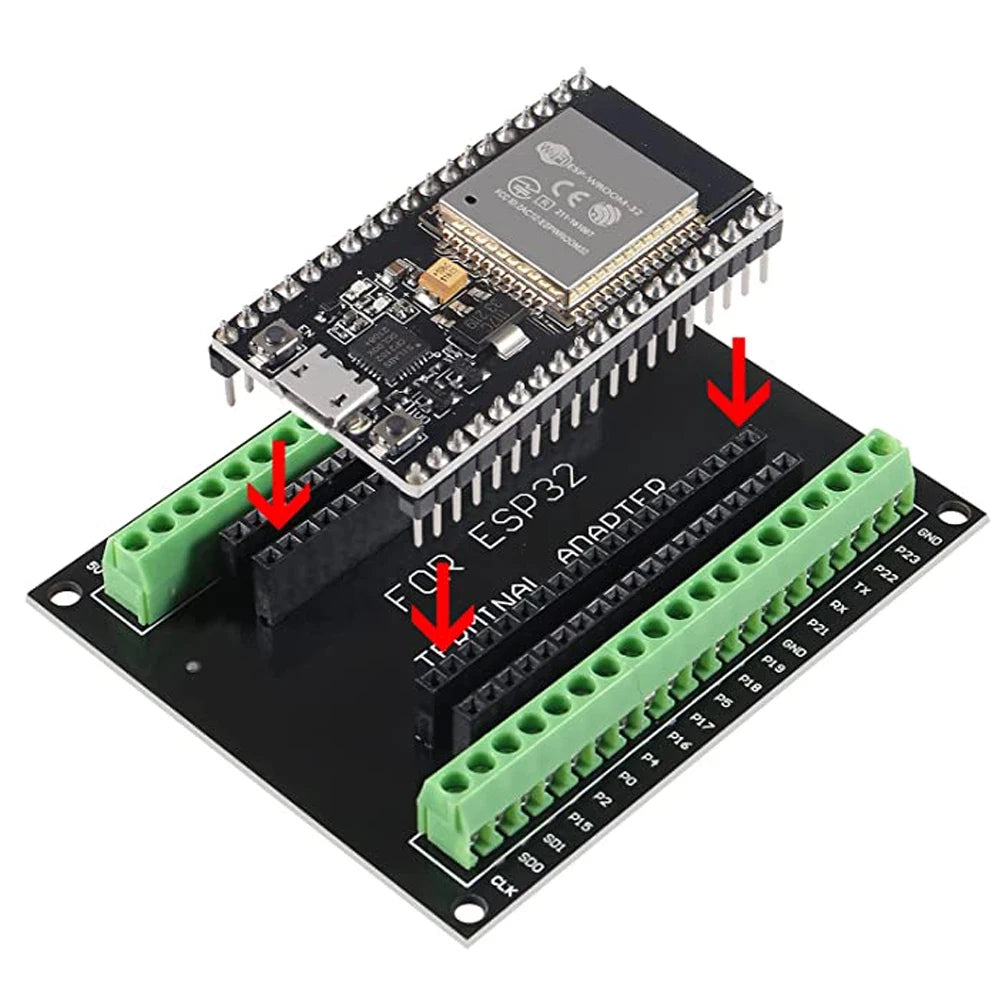 ESP32 Development Board Breakout Board GPIO 1 into 2 for 38 Pin ESP-32S ESP32 Development Board ESP8266 ESP-12E