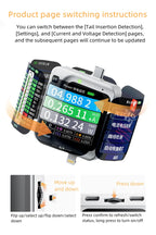 YCS TNS360 Tail Plug Detector Type-C Lighting Interface Quickly Read Detection Data for Mobile Phone Laptop Tail Plug Detection